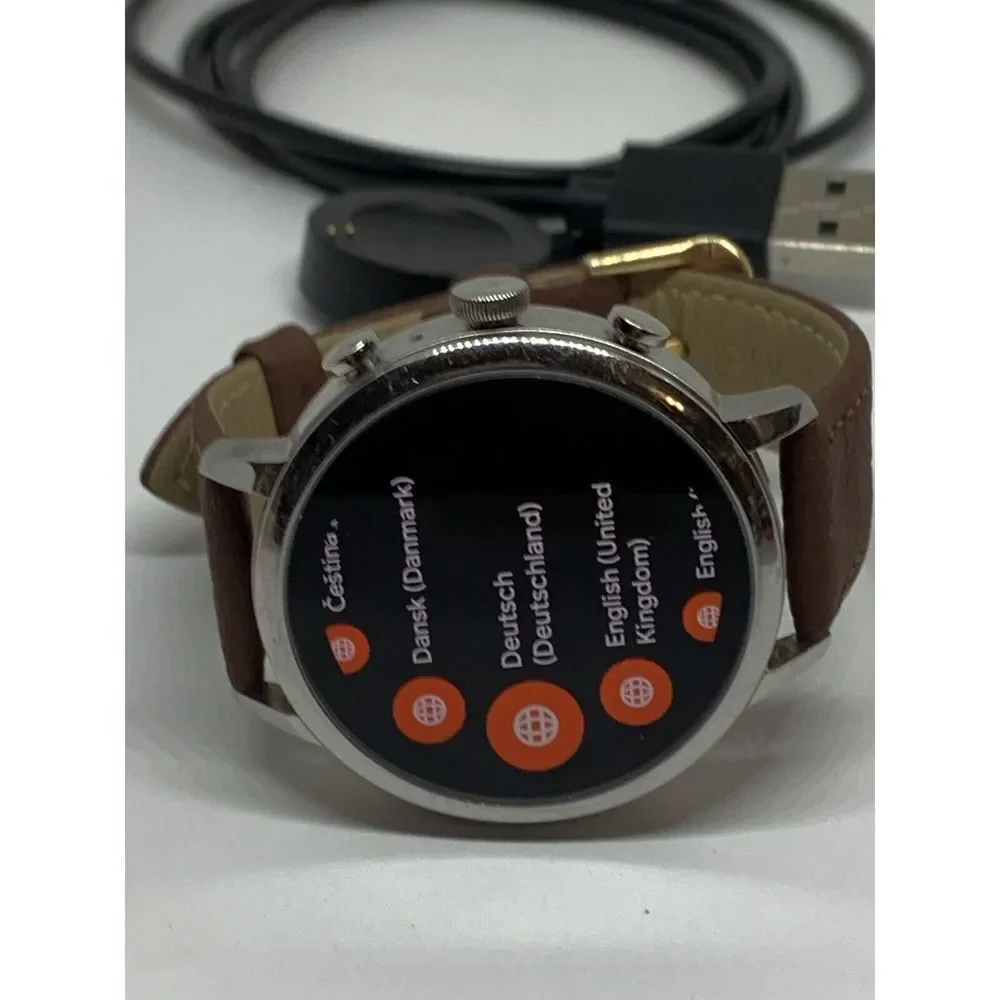 Fossil Gen 4 Authentic Digital Dial Smart Watch Custom Band FTW6017 QT764